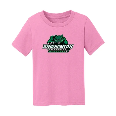Infant Chad & Jake Light Pink Binghamton Bearcats Logo T-Shirt
