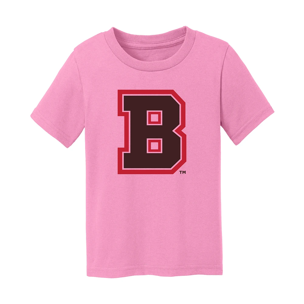 Infant Chad & Jake Light Pink Brown Bears Logo T-Shirt