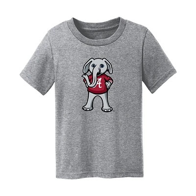 Infant Chad & Jake Heather Gray Alabama Crimson Tide Mascot T-Shirt