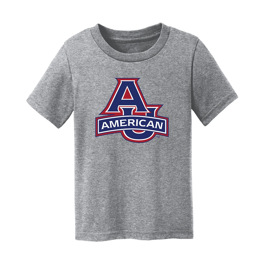 Infant Chad & Jake Heather Gray American University Eagles Logo T-Shirt