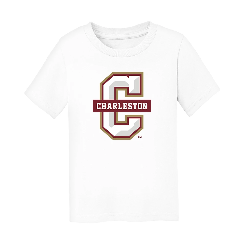 Infant Chad & Jake White Charleston Cougars Logo T-Shirt
