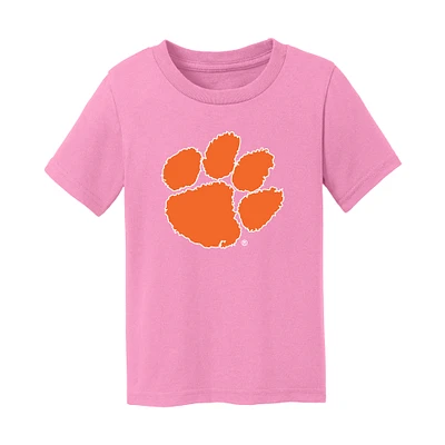 Infant Chad & Jake Light Pink Clemson Tigers Logo T-Shirt