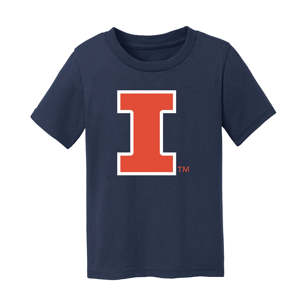 Infant Chad & Jake Navy Illinois Fighting Illini Logo T-Shirt