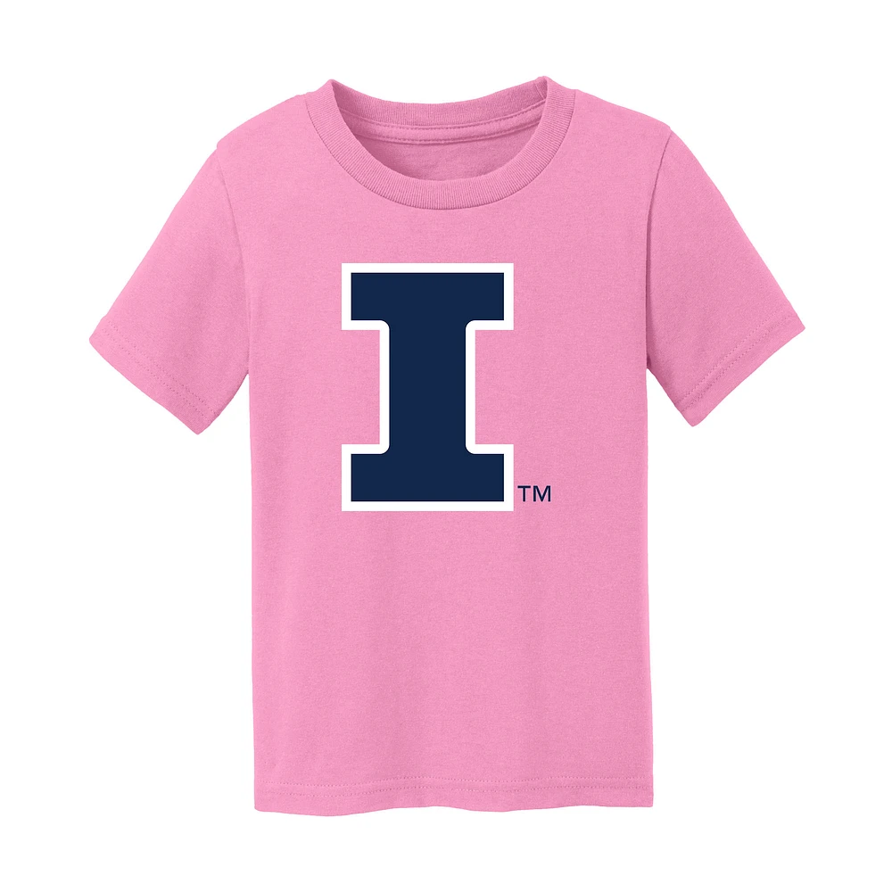 Infant Chad & Jake Light Pink Illinois Fighting Illini Logo T-Shirt