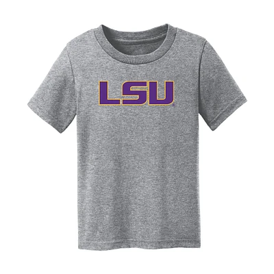 Infant Chad & Jake Heather Gray LSU Tigers Logo T-Shirt
