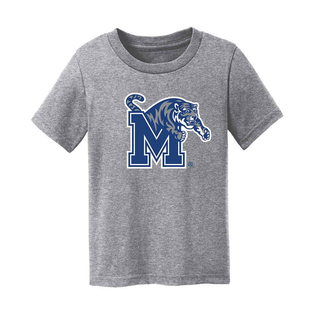 Infant Chad & Jake Heather Gray Memphis Tigers Logo T-Shirt