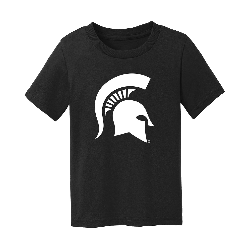 Infant Chad & Jake Black Michigan State Spartans Logo T-Shirt