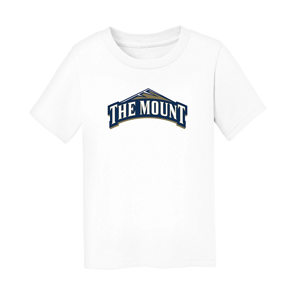 Infant Chad & Jake White Mount St. Mary's Mountaineers Logo T-Shirt