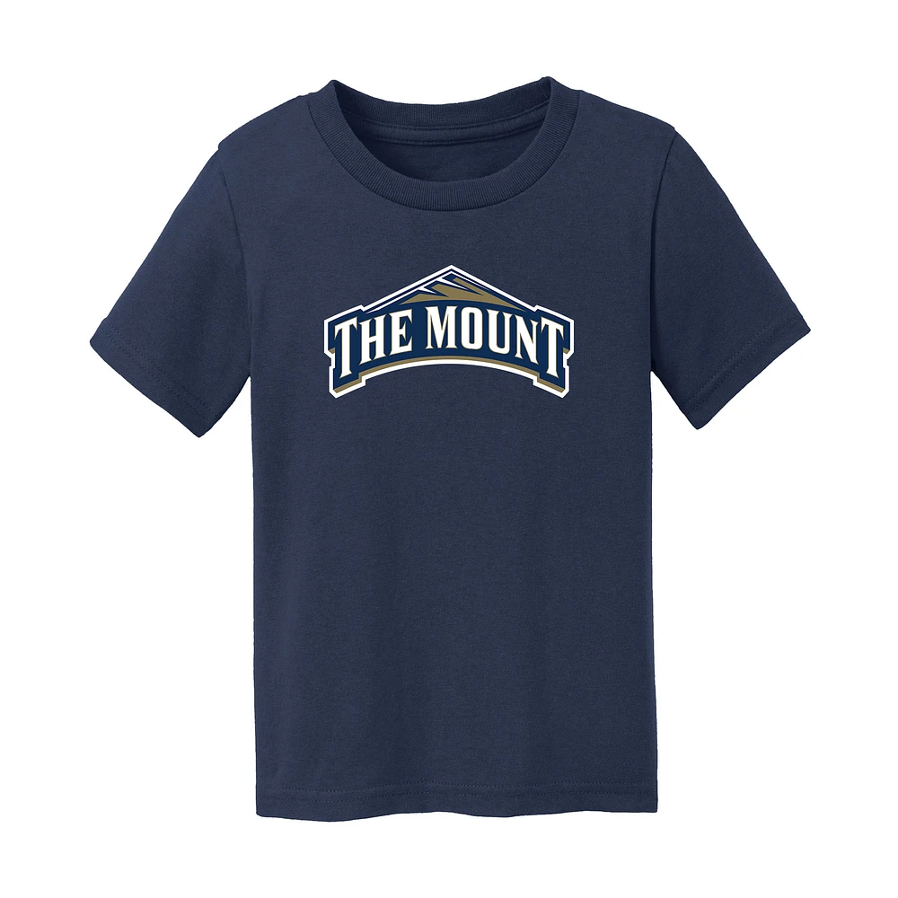 Infant Chad & Jake Navy Mount St. Mary's Mountaineers Logo T-Shirt