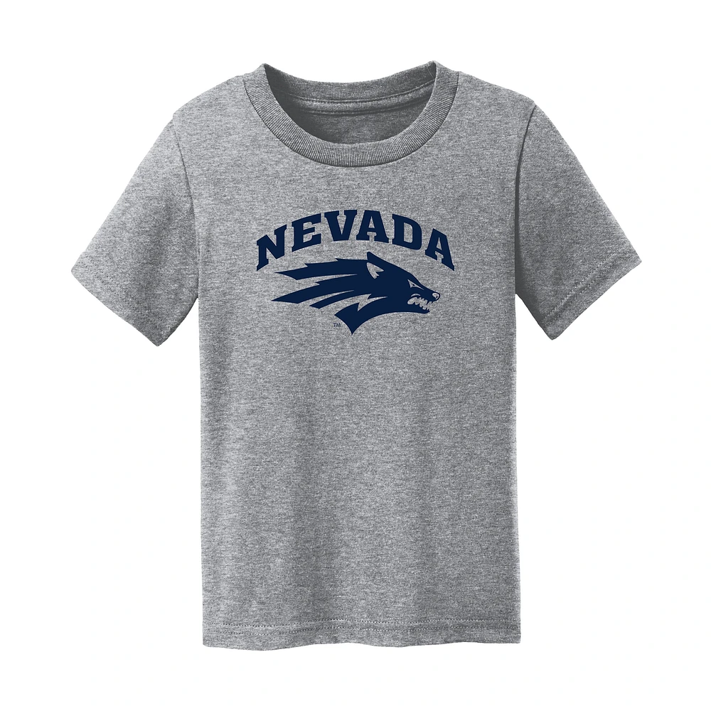 Infant Chad & Jake Heather Gray Nevada Wolf Pack Logo T-Shirt