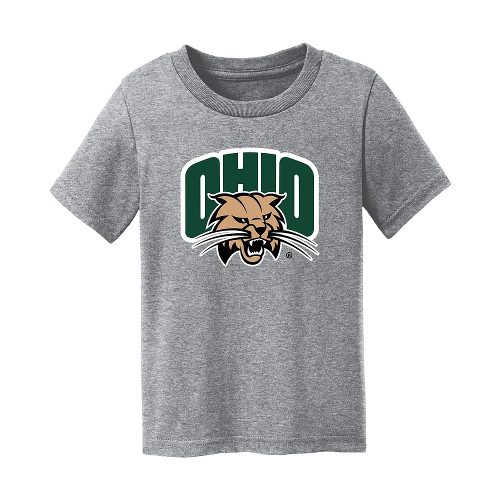 Infant Chad & Jake Heather Gray Ohio Bobcats Logo T-Shirt