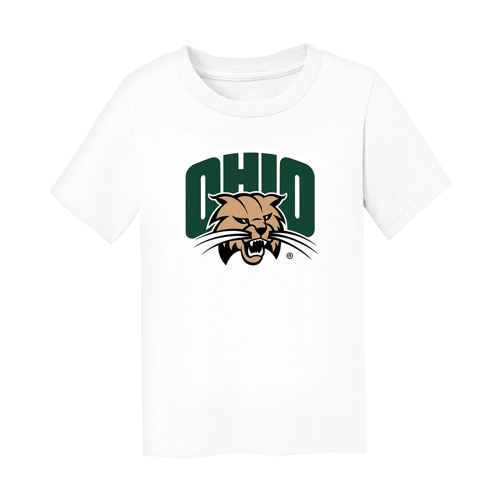 Infant Chad & Jake White Ohio Bobcats Logo T-Shirt