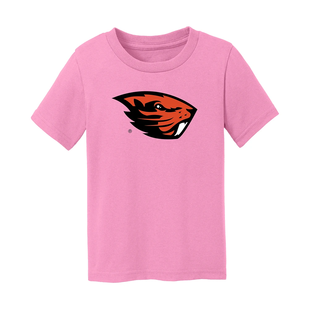 Infant Chad & Jake Light Pink Oregon State Beavers Logo T-Shirt