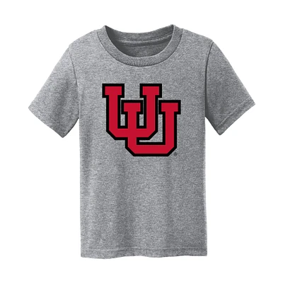 Infant Chad & Jake Heather Gray Utah Utes Logo T-Shirt