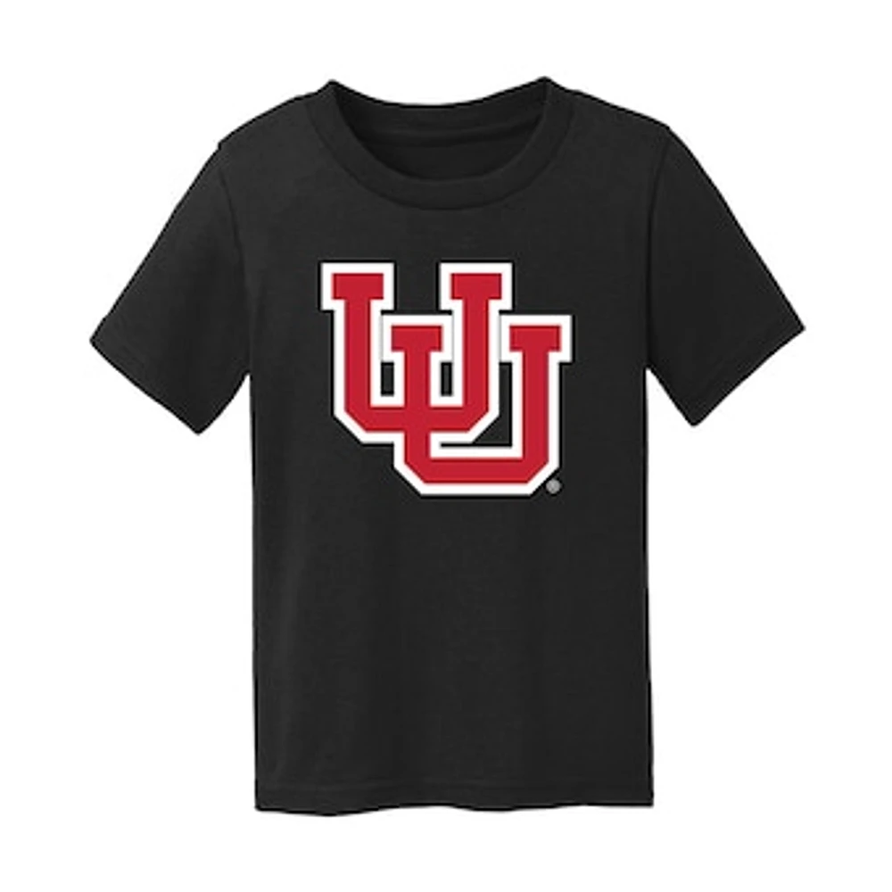 Infant Chad & Jake Black Utah Utes Logo T-Shirt