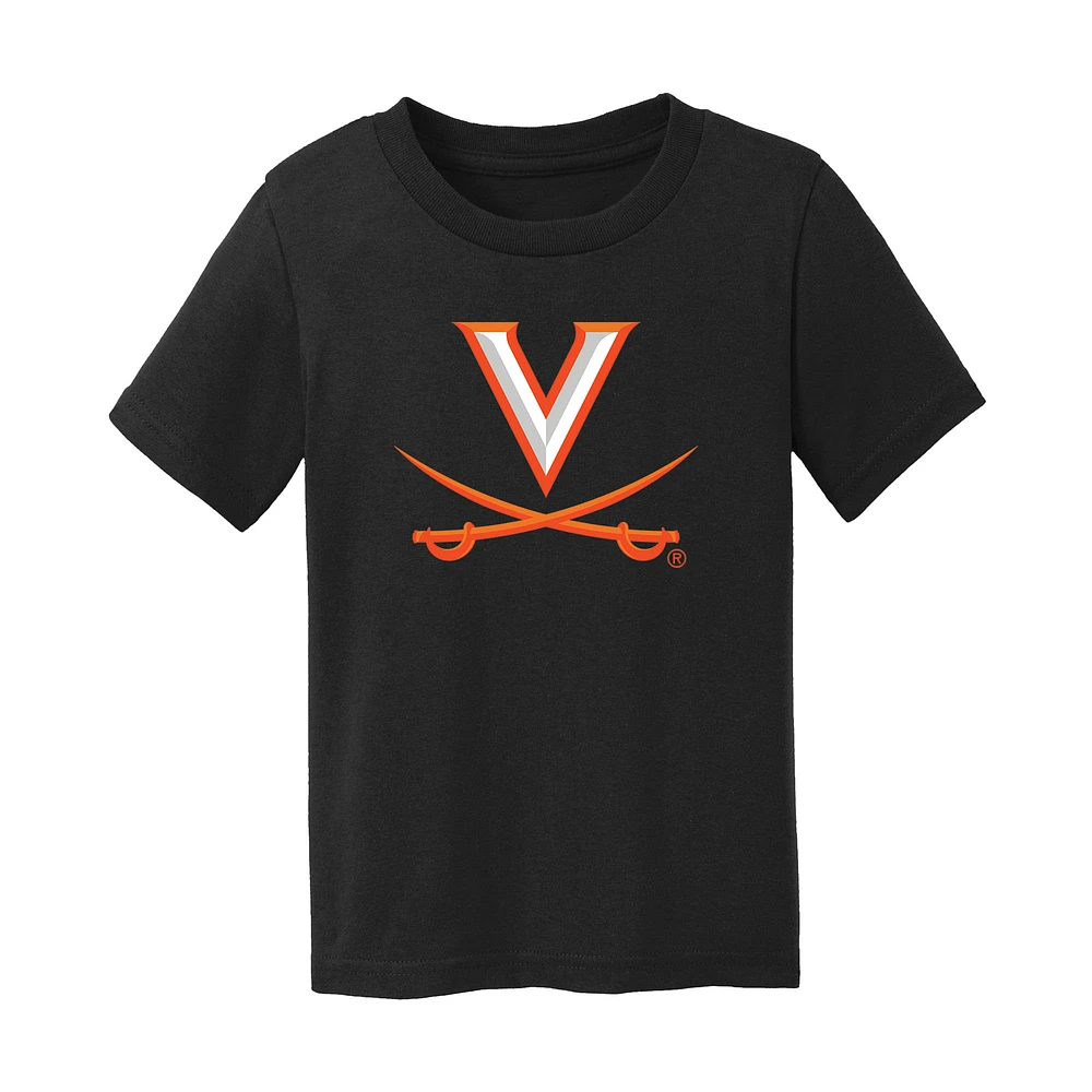 Infant Chad & Jake Black Virginia Cavaliers Logo T-Shirt