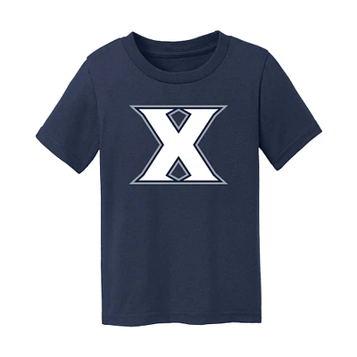 Infant Chad & Jake Navy Xavier Musketeers Logo T-Shirt
