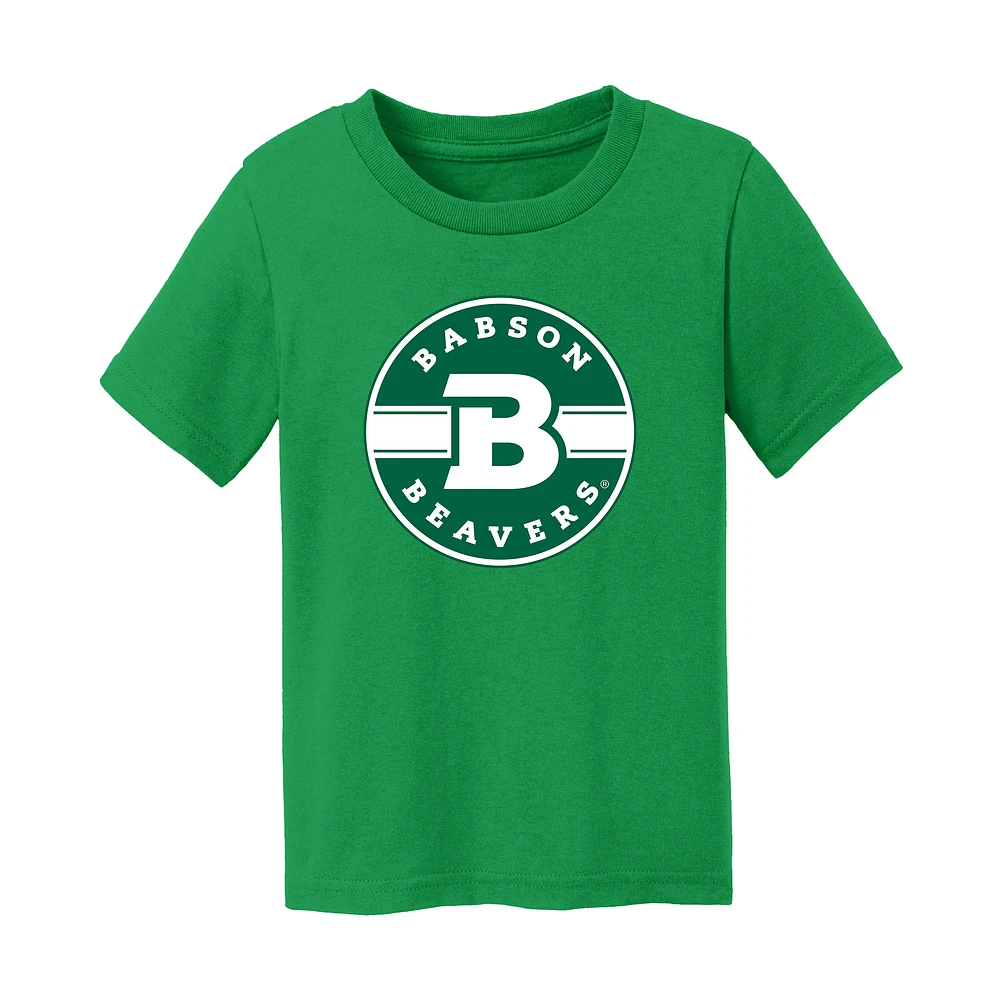 Toddler Chad & Jake Green Babson Beavers Logo T-Shirt