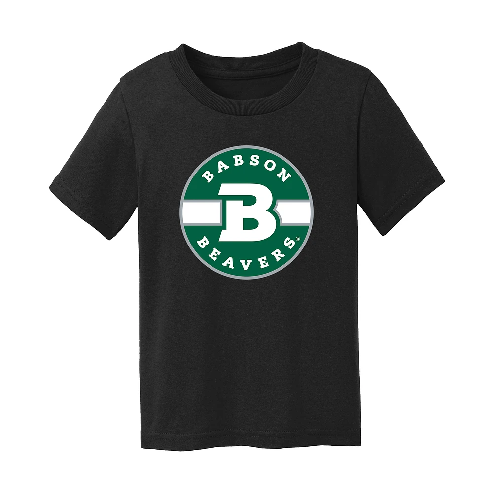 Toddler Chad & Jake Black Babson Beavers Logo T-Shirt