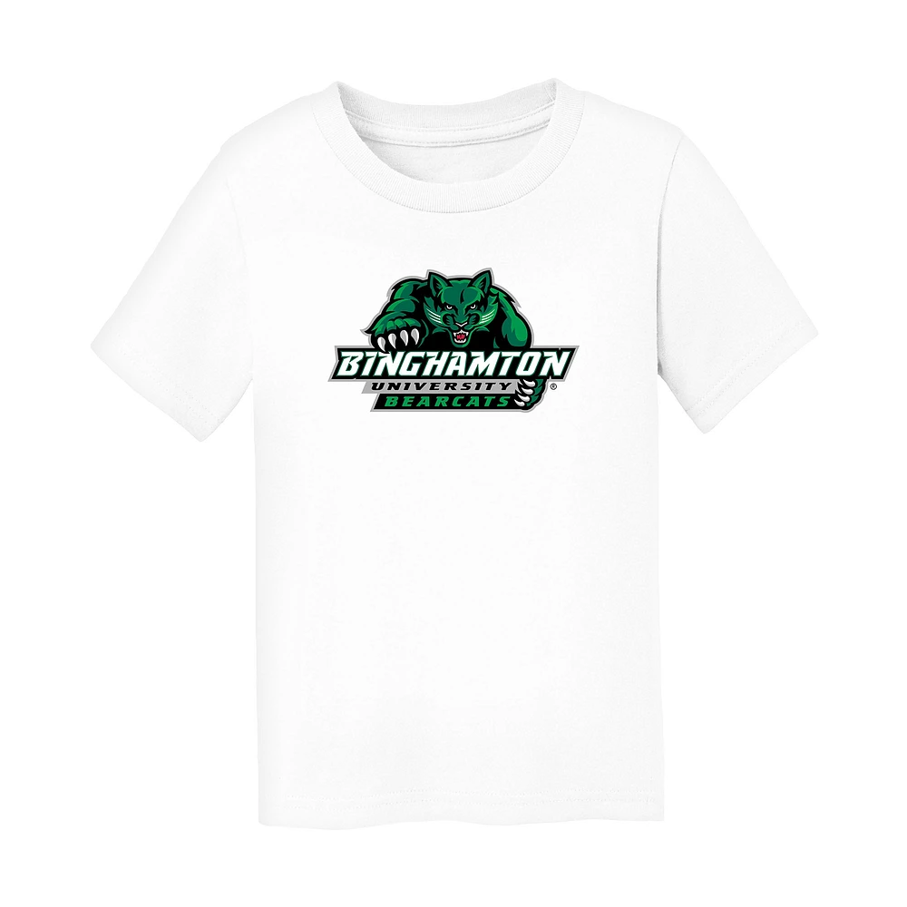 Toddler Chad & Jake White Binghamton Bearcats Logo T-Shirt