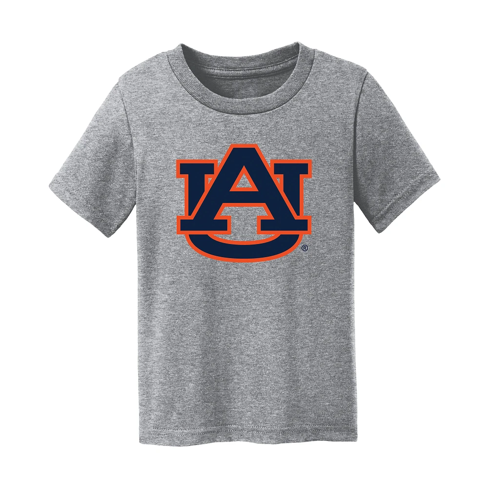 Toddler Chad & Jake Heather Gray Auburn Tigers Logo T-Shirt