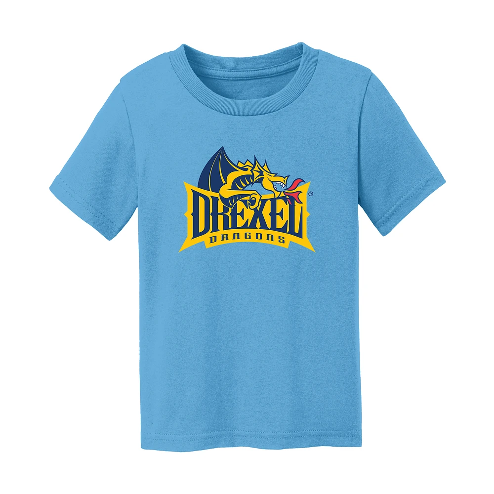 Toddler Chad & Jake Light Blue Drexel Dragons Logo T-Shirt