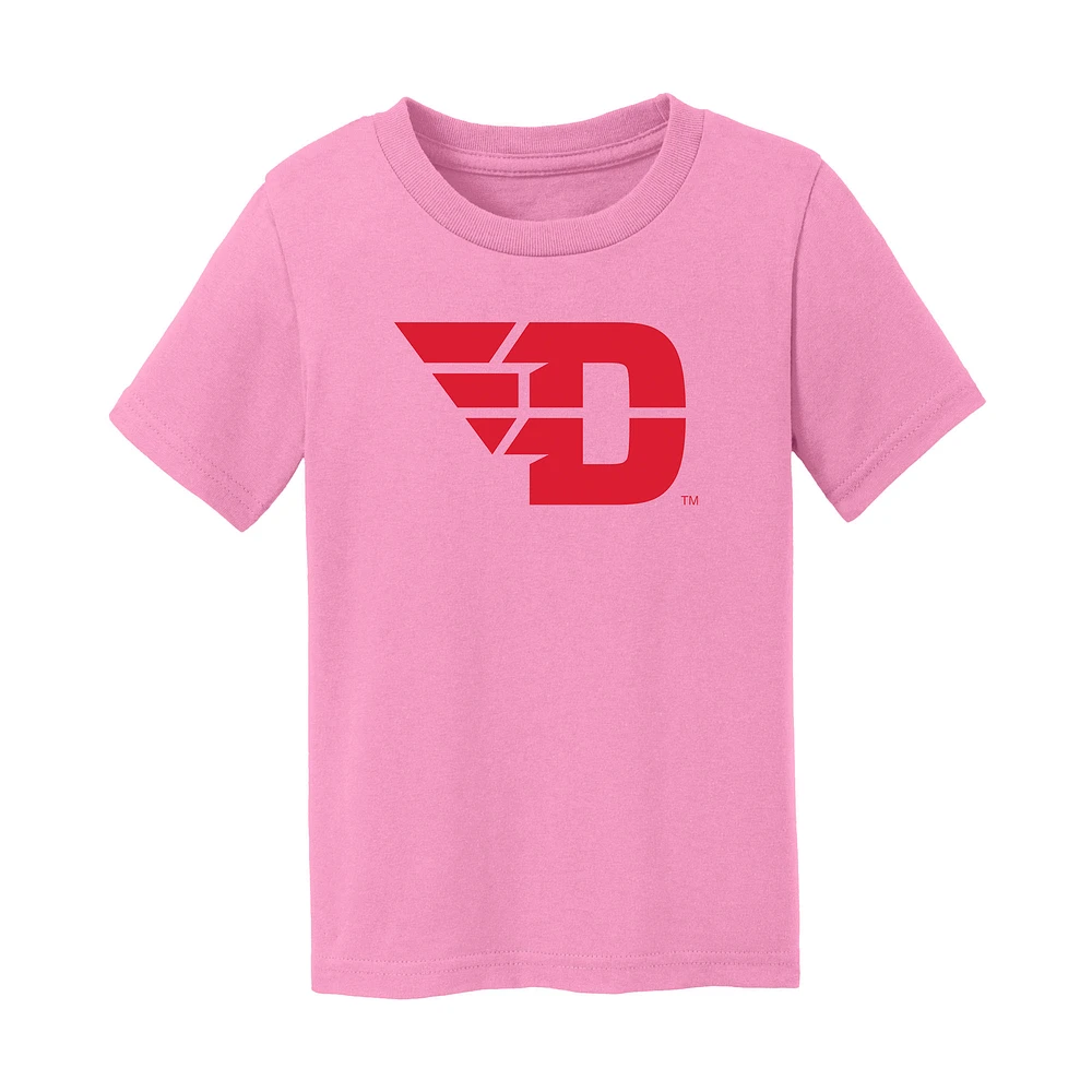 Toddler Chad & Jake Light Pink Dayton Flyers Logo T-Shirt