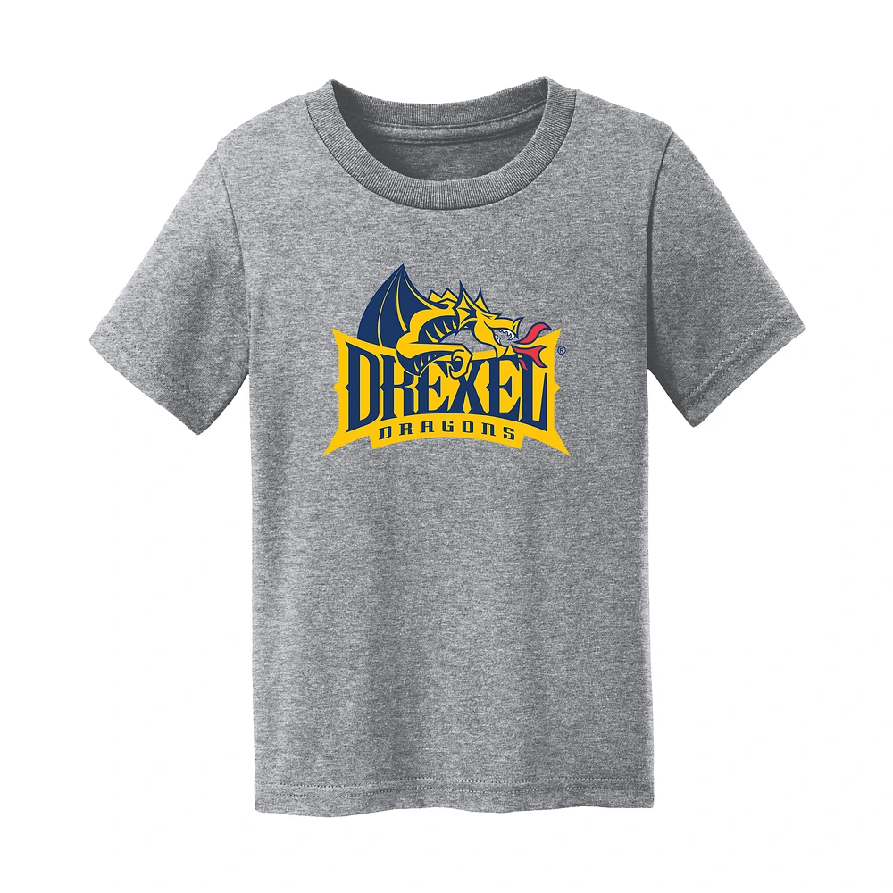 Toddler Chad & Jake Heather Gray Drexel Dragons Logo T-Shirt