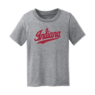 Toddler Chad & Jake Heather Gray Indiana Hoosiers Script Logo T-Shirt