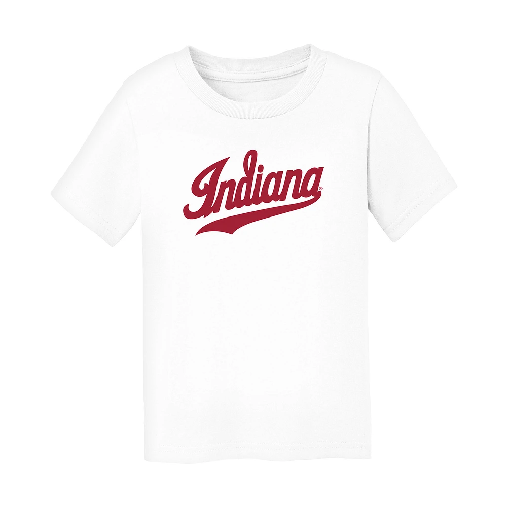 Toddler Chad & Jake White Indiana Hoosiers Script Logo T-Shirt
