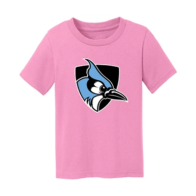 Toddler Chad & Jake Light Pink Johns Hopkins Blue Jays Logo T-Shirt