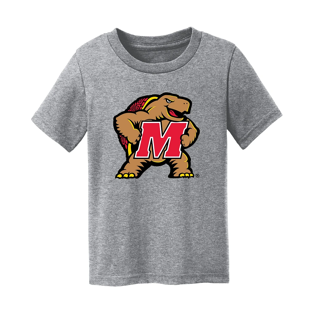 Toddler Chad & Jake Heather Gray Maryland Terrapins Mascot T-Shirt