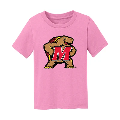 Toddler Chad & Jake Light Pink Maryland Terrapins Mascot T-Shirt