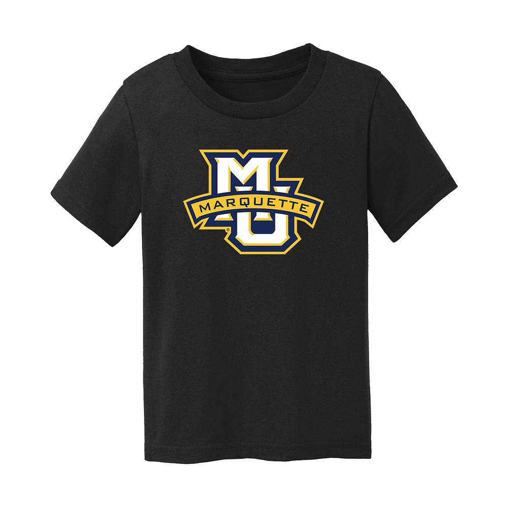 Toddler Chad & Jake Black Marquette Golden Eagles Logo T-Shirt
