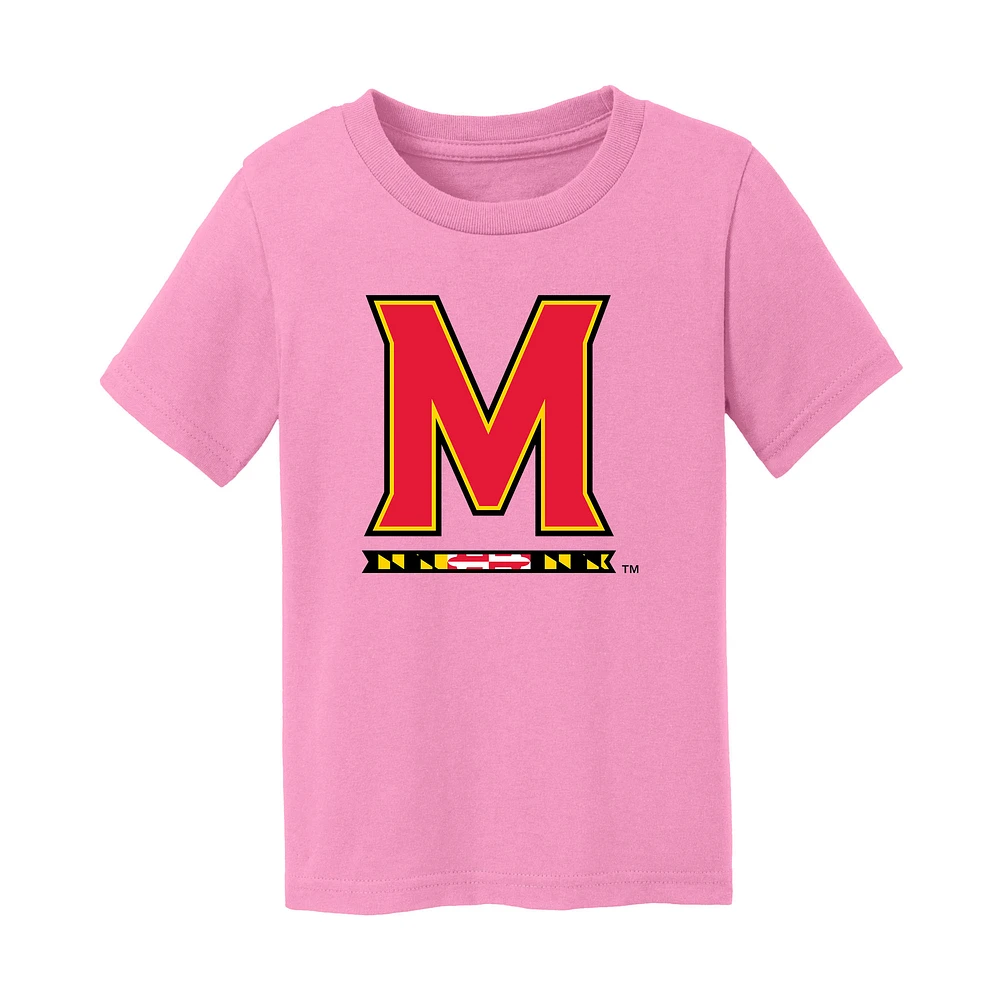 Toddler Chad & Jake Light Pink Maryland Terrapins Logo T-Shirt