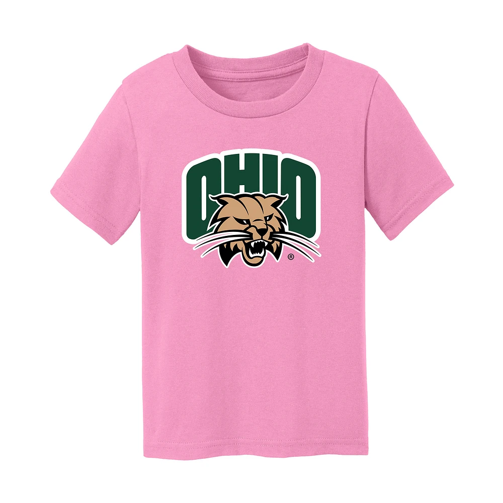 Toddler Chad & Jake Light Pink Ohio Bobcats Logo T-Shirt