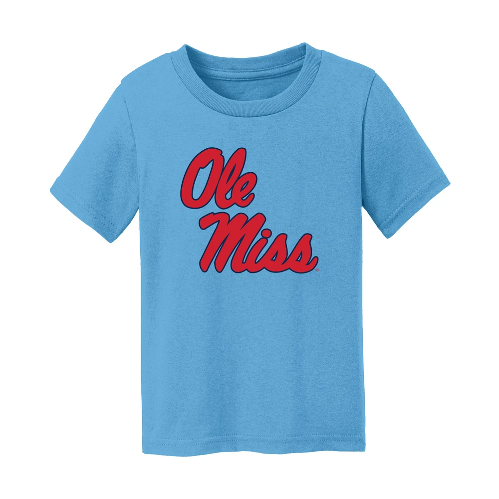 Toddler Chad & Jake Light Blue Ole Miss Rebels Logo T-Shirt