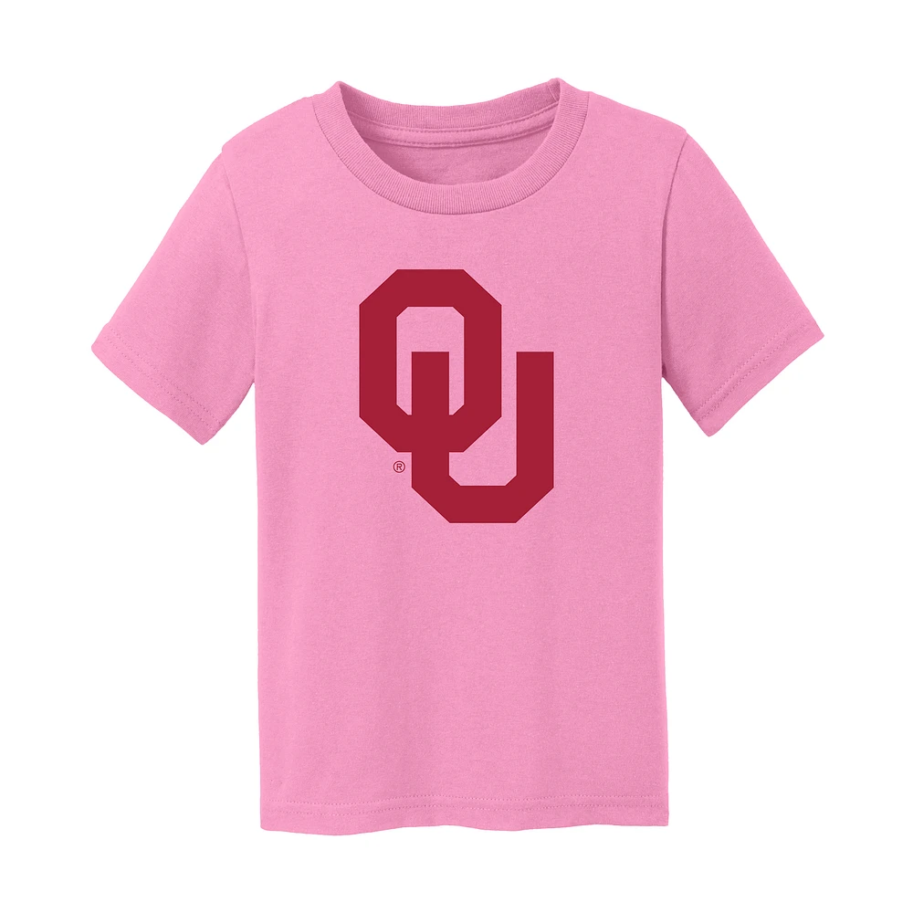 Toddler Chad & Jake Light Pink Oklahoma Sooners Logo T-Shirt