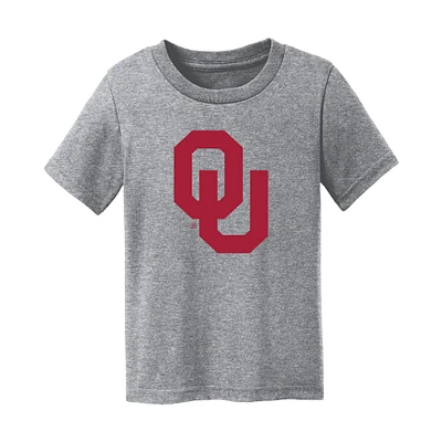 Toddler Chad & Jake Heather Gray Oklahoma Sooners Logo T-Shirt