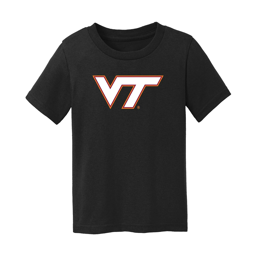 Toddler Chad & Jake Black Virginia Tech Hokies Logo T-Shirt