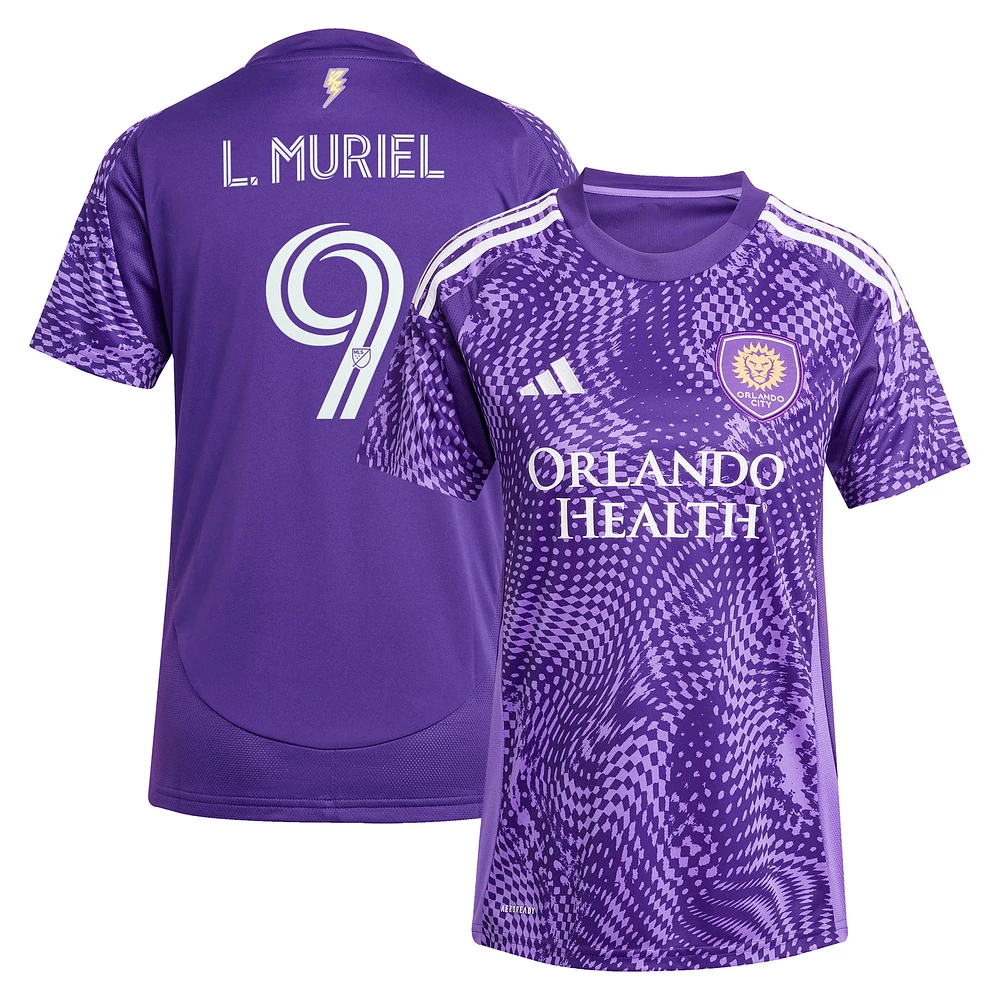 Women's adidas Luis Muriel Purple Orlando City SC 2025 Perfect Storm Replica Player Jersey