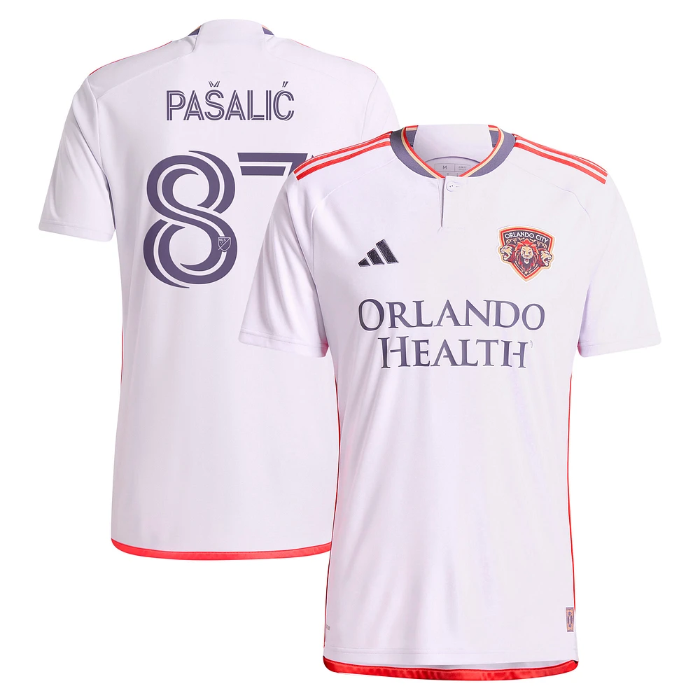 Men's adidas Marco Pašalić Purple Orlando City SC 2024 Legacy Kit Replica Player Jersey