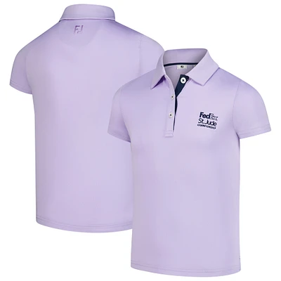 Girls Youth FootJoy Purple FedEx St. Jude Championship ProDry Polo