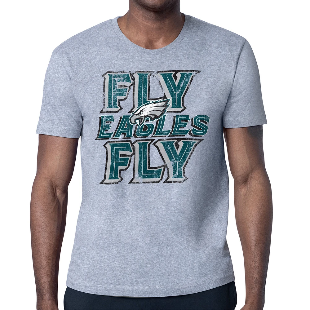 Men's Starter Philadelphia Eagles Distressed Phrase T-Shirt