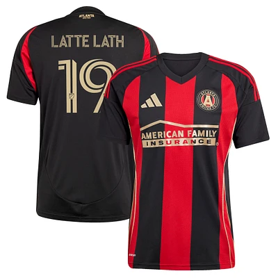 Men's adidas Emmanuel Latte Lath Black Atlanta United FC 2025 The Connector Replica Player Jersey