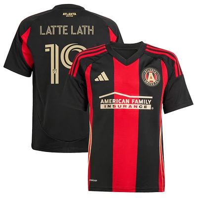 Youth adidas Emmanuel Latte Lath Black Atlanta United FC 2025 The Connector Replica Player Jersey