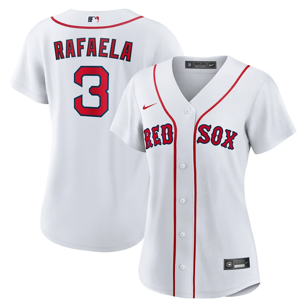 Women's Nike Ceddanne Rafaela White Boston Red Sox Home Replica Jersey