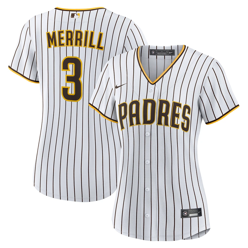 Women's Nike Jackson Merrill White San Diego Padres Home Replica Jersey