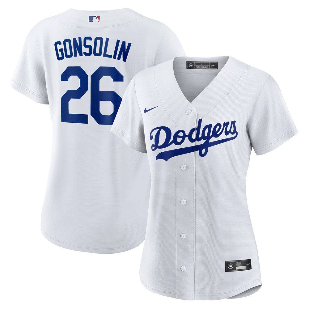 Women's Nike Tony Gonsolin White Los Angeles Dodgers Home Replica Jersey