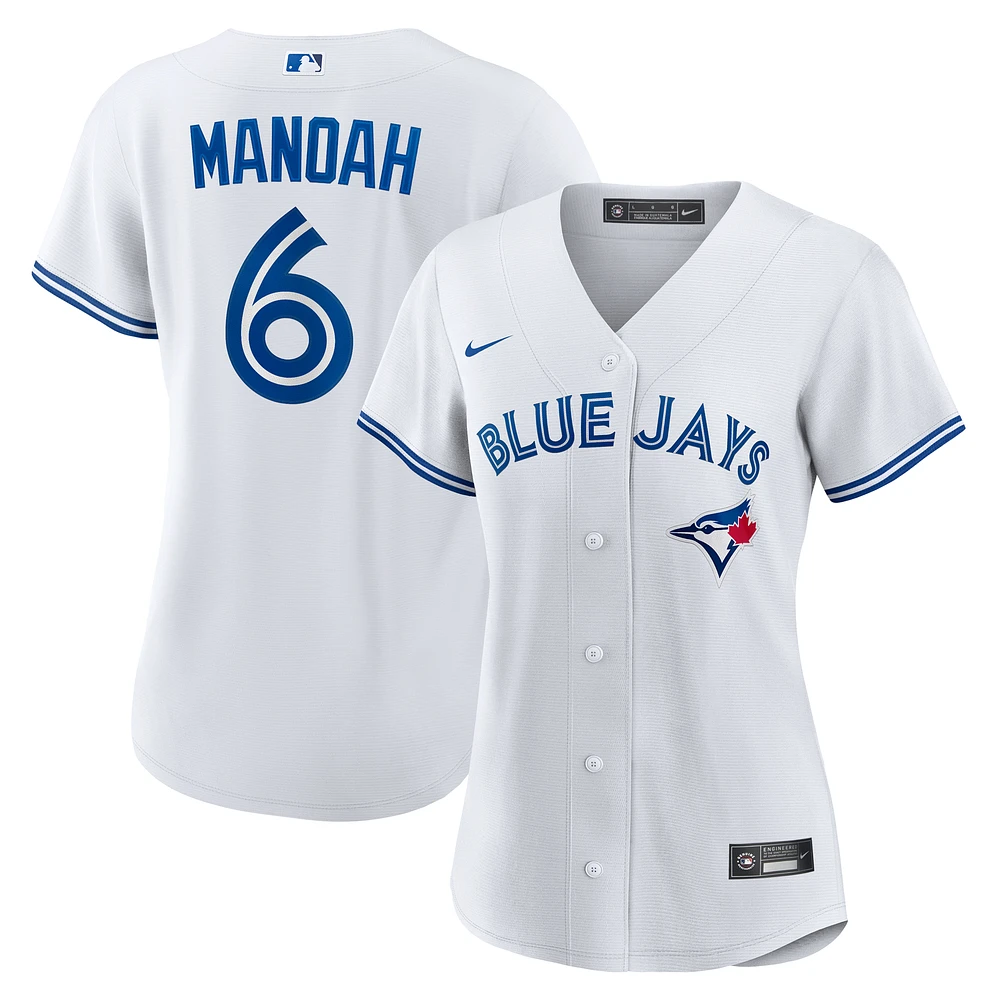 Women's Nike Alek Manoah White Toronto Blue Jays Home Replica Jersey
